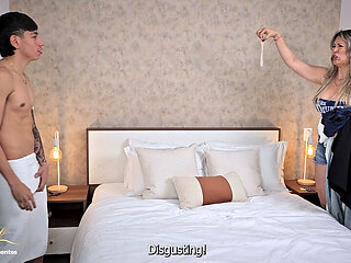 Mature Stepmother Takes Her Stepson's Virginity Without a Condom - Monique Fuentes & Esteban Gamboa