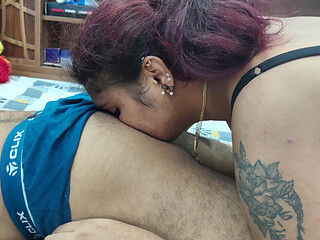 Girl ass kiss and lick by boy then girl kissing boy ass hot romance