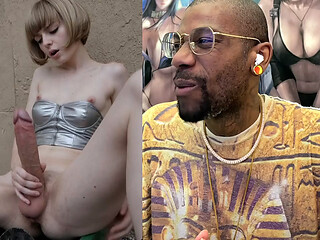 Naked Petite Transgender Girl Getting Hard In A Dumpster, Big Breast Transgender Babe Jerking Off Until She Cums All Over Herself, Hung Transgender Ginger Shaking Her Fate Ass, AI Generated