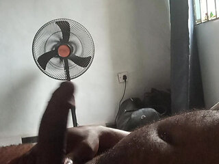 Massaging my dick for next action