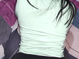 Wife's friend invites her to play in the room