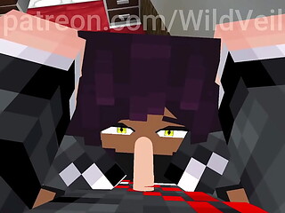 Yoruichi from Bleach gets plowed by Ichigo - Minecraft