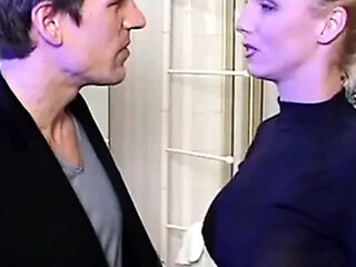 Blonde Pussy Licking and Anal Fucking in Bathroom with Briana Banks