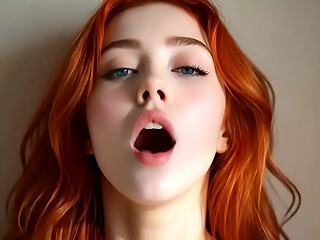 Ginger big natural - AI generated
