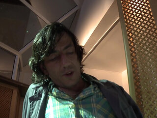 Sexy babe got caught masturbating with dildo and had anal fuck with huge dick