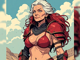 Anime Style Sexy Warrior MILFs