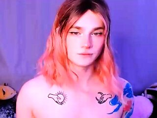 Small tits shemale bonked by 2 horny guys