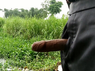 Solo Male Masturbation in Outdoor_indian Desimast