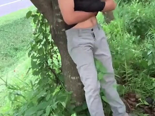 Asian handome boy jerk off