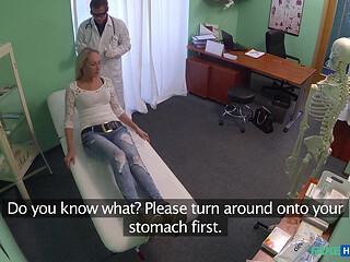 Fake Hospital - Beautiful Squirting Blondes Migraine Cured by My Cock