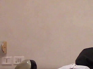 Hooded MILF Tied to the Bed, Fucked with Facial