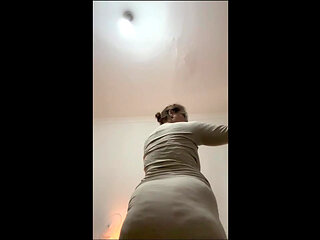 Step Mom Shows her big ass for me in my bedroom in the day time when dad is gone.