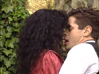 18 Year Old Brunette Teen Gets Grabbed by Older Man. Intense Outdoor Encounter!