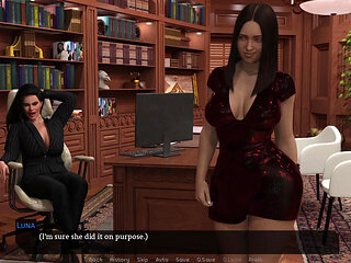 Futanari Gives Hot Trans MILF with a Huge Thick Cock a Nice Blowjob - Futa Dominium 01 3D Porn Game