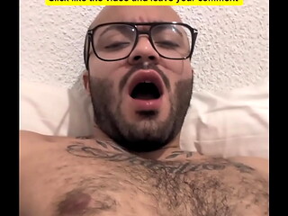 Moaning and cum, latin masturbation