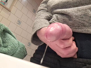 dripping a lot of precum while peeing