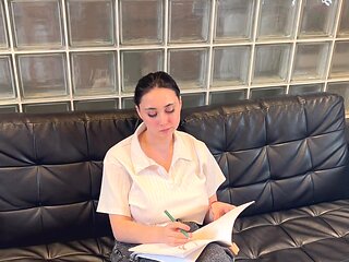 Amateur Sherri indulges in a steamy POV threesome with her lover and Remido