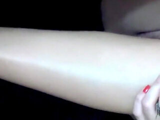 Sexy Teen with Two Dicks in Her Feet