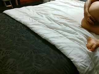 Masturbating While Step Daddy Watches