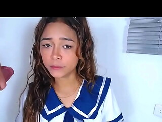 petite gets her rough throat destroyed without mercy - rough trio