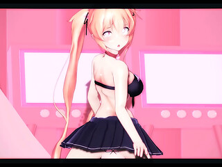 Murasame Dancing With Monster - Touch! MMD by T24Giabbit