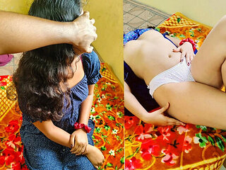 Mili Bhabi Hot Desi Village Girl Tight Pussy Fuck With BBC Hindi Sex