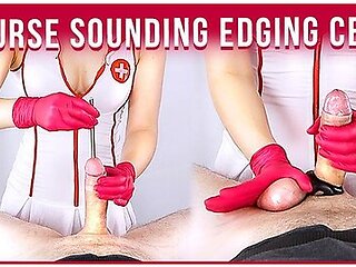 Nurse Urethral Cock Sounding & Edging Handjob To Cum Pov Cbt Era