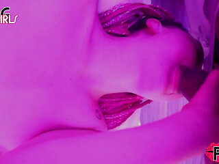 Behind the scenes teen blowjob