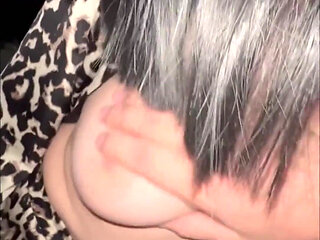 I Touched My Girlfriend's Breasts, Caressed Her Nipples, She Jerked off My Cock and I Finished Her Right Now on Her Tits