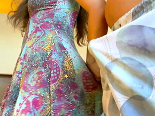 maid arrives at work without panties and ends up having her pussy fucked