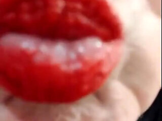Red Lipstick with Mouth Tour