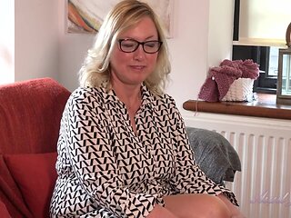 POV : Getting Jerk-Off Instructions and Mutual Masturbation with Your Step-Auntie Katherina