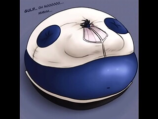momo turning blueberry with loop