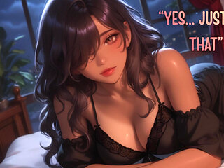 Girlfriend Massage You and Lick Your Ears (Mouth Sounds) (Moaning) (Kisses) (Cuddle) ASMR