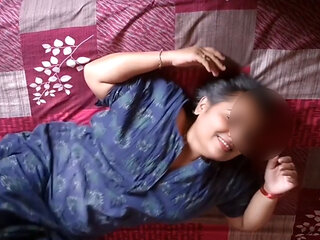 Fucked My Hot Bhabhi in Nighty Squeezed &sucked Her Big Tits Fingered & Cum Inside Her Pussy