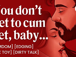 ASMR Audio Porn: Dominant Girlfriend Edges Her Submissive Boyfriend &amp_ Makes Him Beg to Cum &ndash_ Teasing &amp_ Dirty Talk &ndash_ Erotic Audio Roleplay for Women