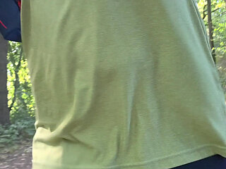 Public lycra bulge outdoor