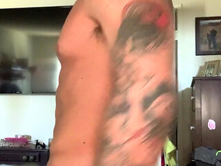 Daddy Jack off Cumshot and Eating