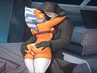 Star wars cartoon, walkthrough, orange trainer