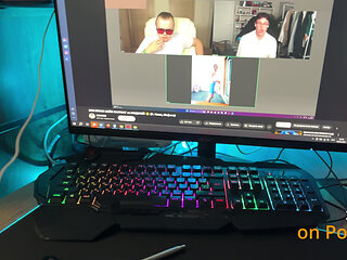 POV: She Couldnt Resist Me While I Was Streaming - Got Her Throat Fucked Under the Desk