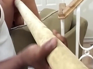 Mature Brunette MILF Stretched Wide by Huge BBC