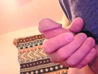 Edging big long cum