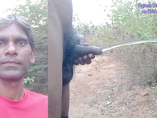 Rajesh Playboy 993 Underwear Rubbing Hanging Balls Spanking and Shaking Bubble Butt and Outdoor Pissing in the Jungle