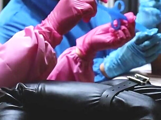 Sadistic Nurses Sounding Tied Up Patient
