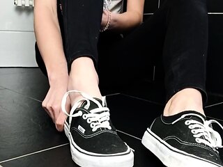 Hawt Blonde milf in foot Fetish tube scene