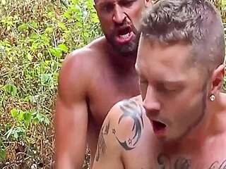 Gay Amateur Bareback Outdoors Adventures With Muscle Guy 6 Min