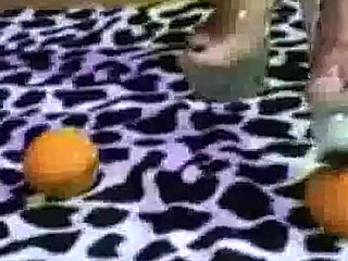 Feet, oranges and high heels