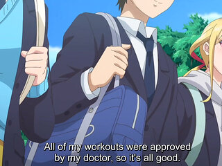 Hentai sports girl gets massaged