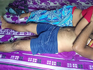 Indian Bhabhi Sex with Resting Devar After He Come Party Alone