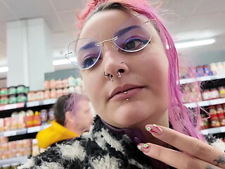 REBECA ADDAMS BURPING AT THE SUPERMARKET FOR SHOOPING